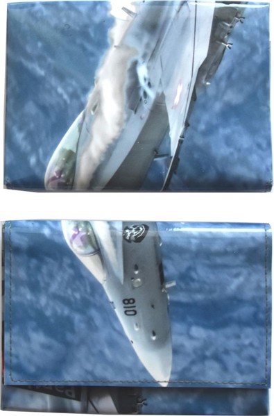 Bild von F/A-18 Hornet Portemonnaie Handgenäht Gross "Jedes Stück ein Unikat!"